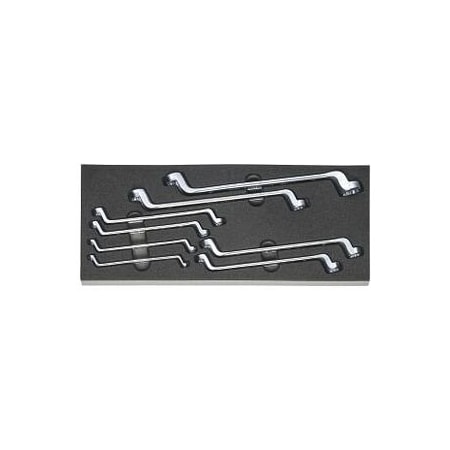 Garant 8 Pc Double Box End Wrench Set in Foam, 6X7 mm to 24X27 mm 952443 8